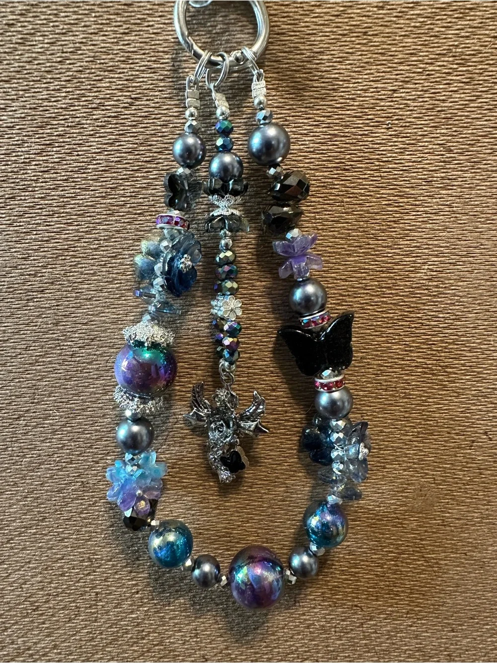 Assorted Beaded Bag/Phone Charms
